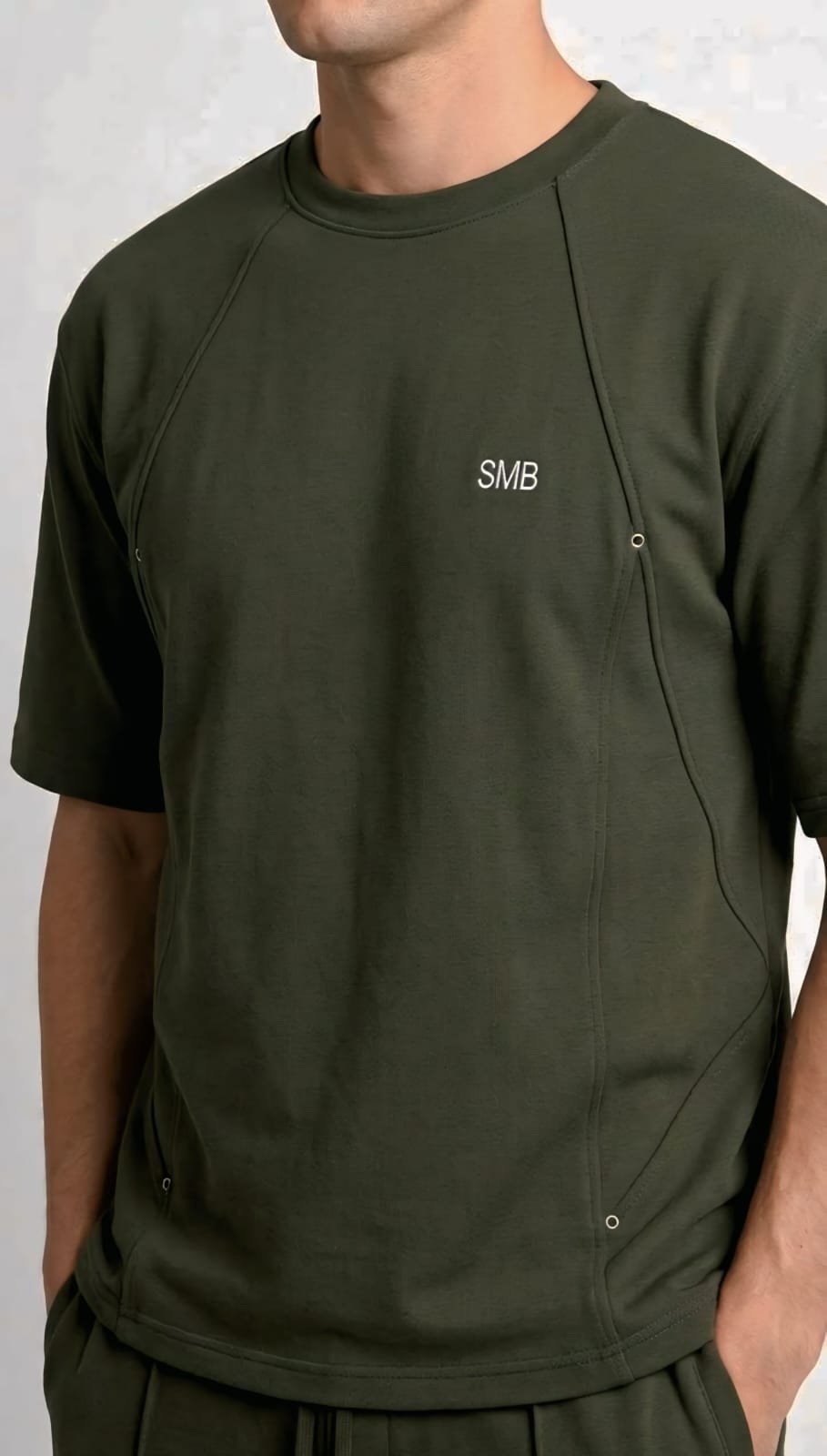 STYLISH KOREAN OVERSIZE TSHIRT OLIVE GREEN